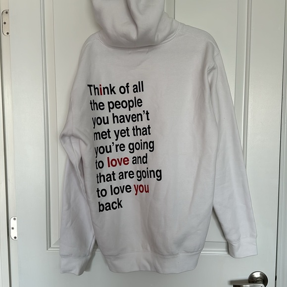 We’re not really strangers white sweatshirt size medium unisex - Picture 3 of 6